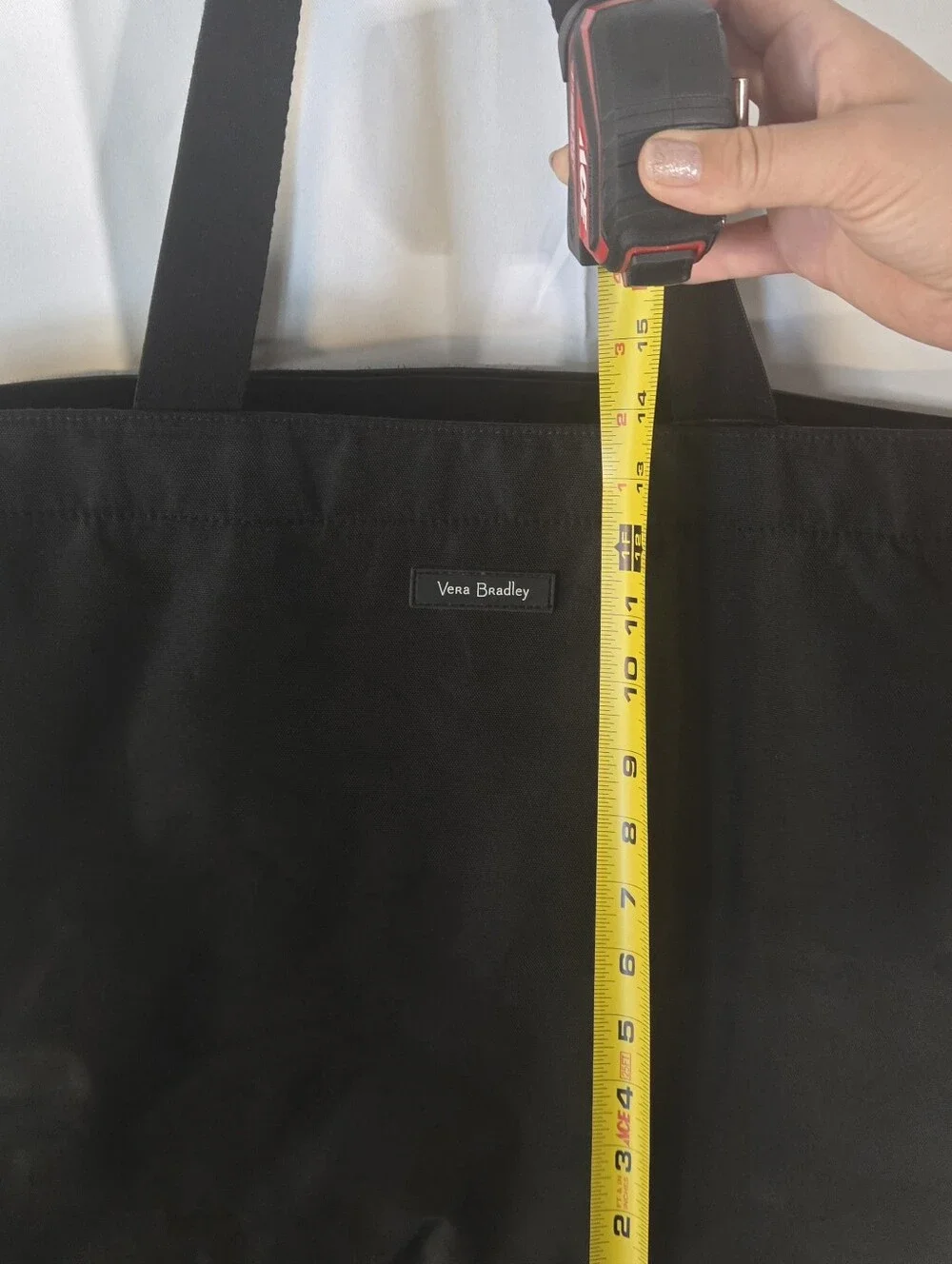 Vera Bradley Black Drawstring Family Tote